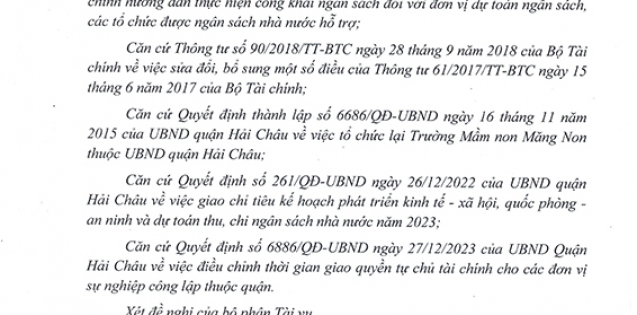 Công khai tài chính 2024